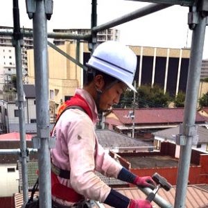 足場施工のスタッフ