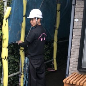 足場施工のスタッフ