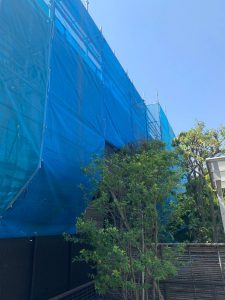 東京都　武蔵野市　足場施工