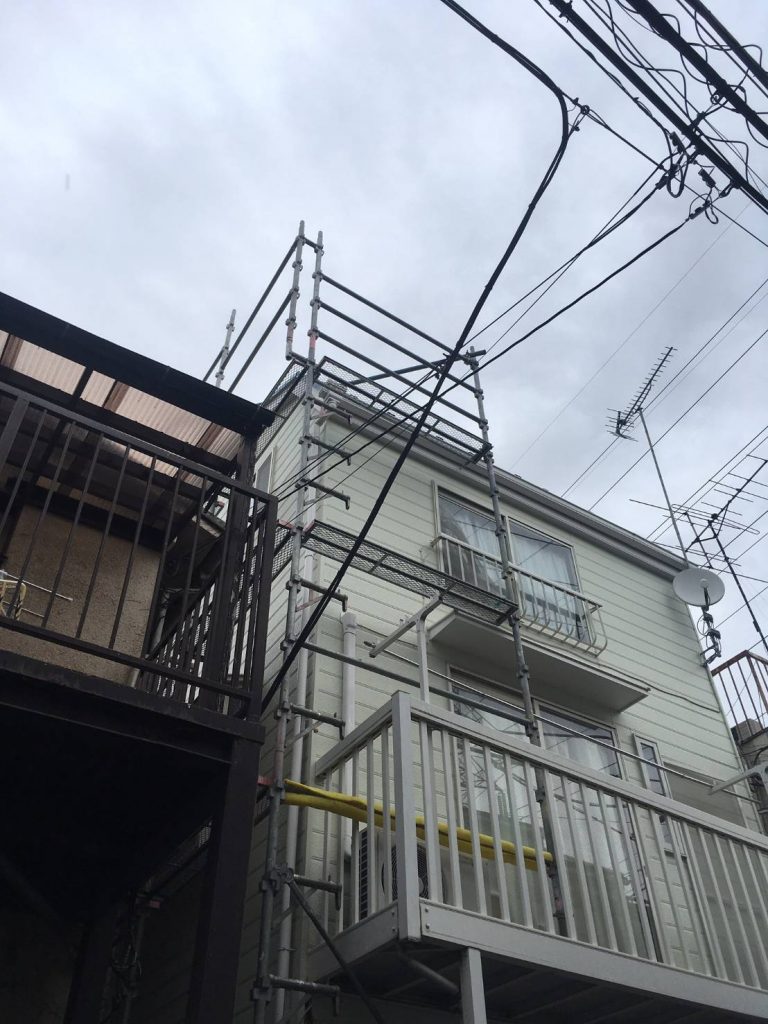 東京都 荒川区 足場施工