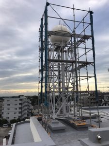 東京都　青梅市　足場架け