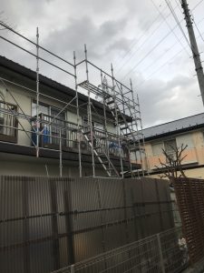 東京都　府中市　足場施工