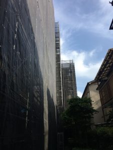 東京都　葛飾区　足場施工