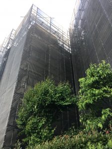 東京都　葛飾区　足場施工