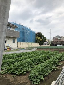 東京都　羽村市　足場施工