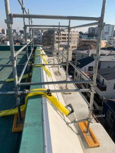 東京都　品川区　外部足場