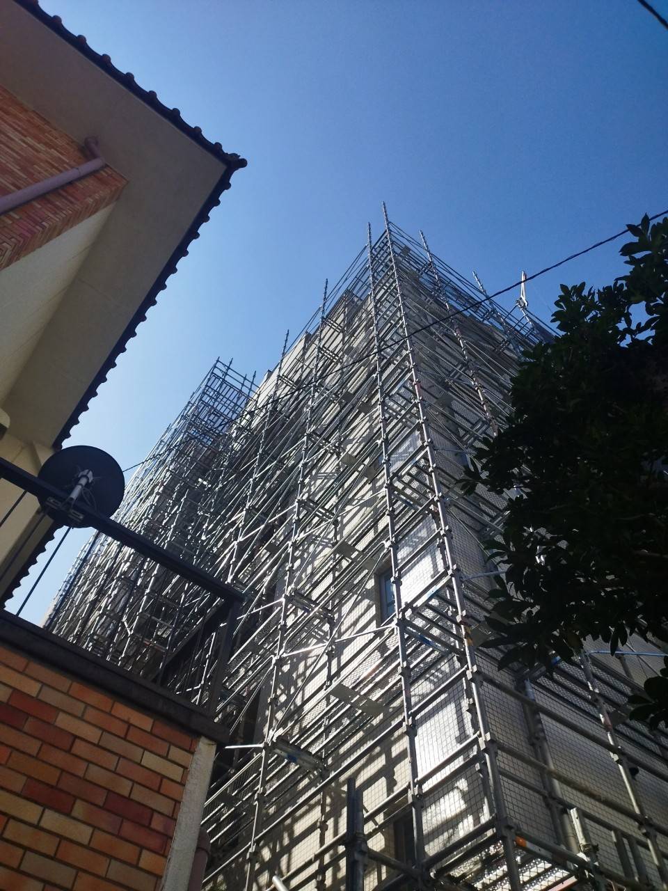 東京都　杉並区　足場工事