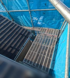 東京都　立川市　足場施工