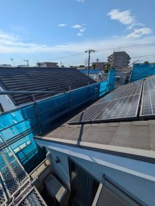 東京都　立川市　足場施工