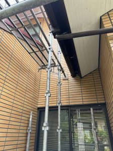 東京都　羽村市　足場施工