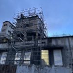 東京都　西多摩郡　足場施工