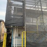 東京都　あきる野市　足場施工
