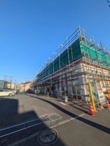 神奈川県　大和市　足場施工