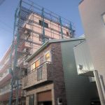 東京都　杉並区　足場施工