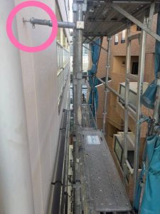 東京都　杉並区　足場施工