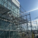 千葉県　千葉市　足場施工