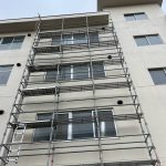 埼玉県　狭山市　足場施工