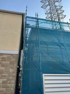 東京都　三鷹市　足場施工