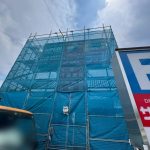 埼玉県　朝霞市　足場施工
