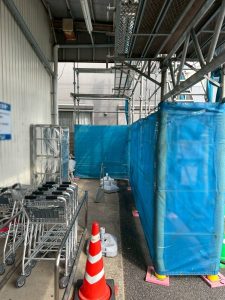 埼玉県　川口市　足場施工