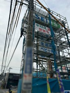 埼玉県　川口市　足場施工