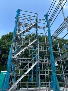 東京都　東村山市　足場施工