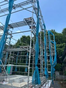東京都　東村山市　足場施工