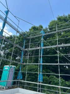東京都　東村山市　足場施工