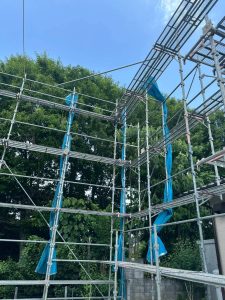 東京都　東村山市　足場施工