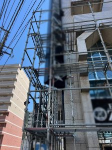 神奈川県　横浜市　足場施工