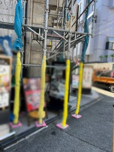 神奈川県　横浜市　足場施工