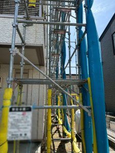 神奈川県　平塚市　足場施工