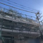 東京都　世田谷区　足場施工