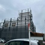 埼玉県　所沢市　足場施工