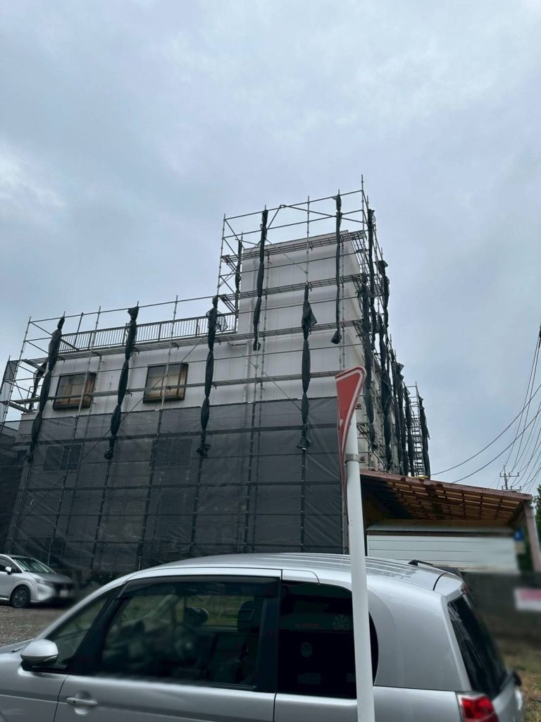 埼玉県 所沢市 足場施工