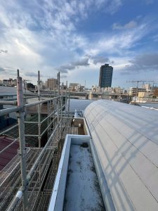 東京都　新宿区　足場施工