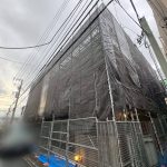 東京都　新宿区　足場施工