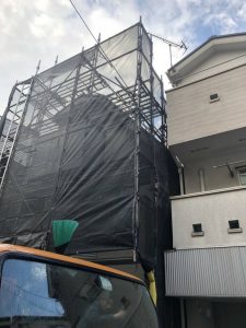 東京都　板橋区　足場施工