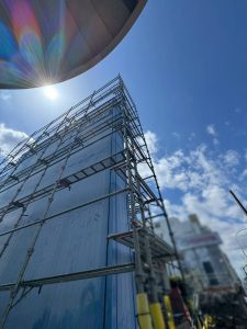 東京都　杉並区　足場施工