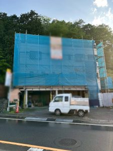 東京都　青梅市　足場施工