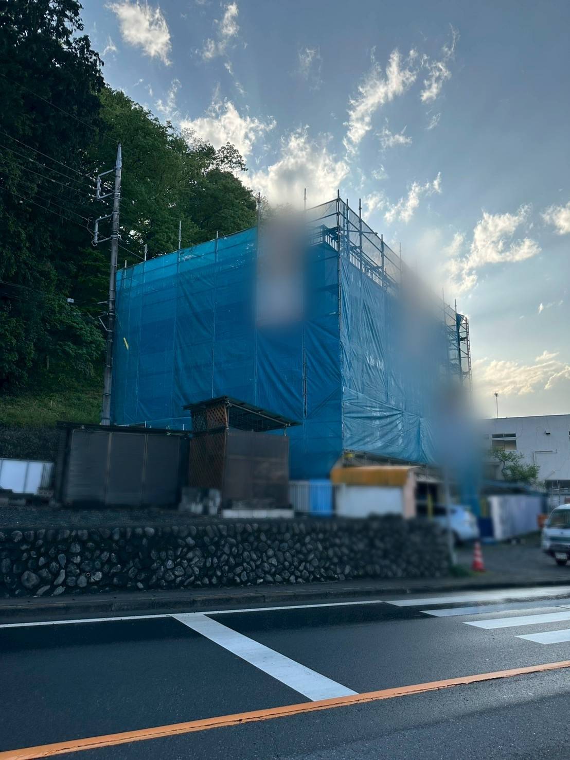 東京都　青梅市　足場施工