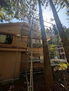 東京都　多摩地区　足場施工