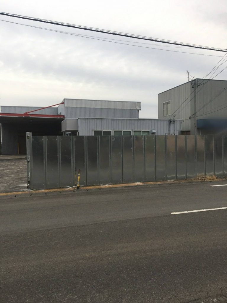 静岡県 焼津市 仮囲い