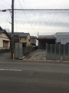 静岡県　焼津市　仮囲い