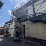 埼玉県　狭山市　足場施工