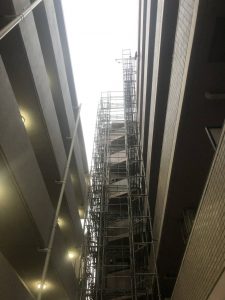 東京都　大田区　足場施工