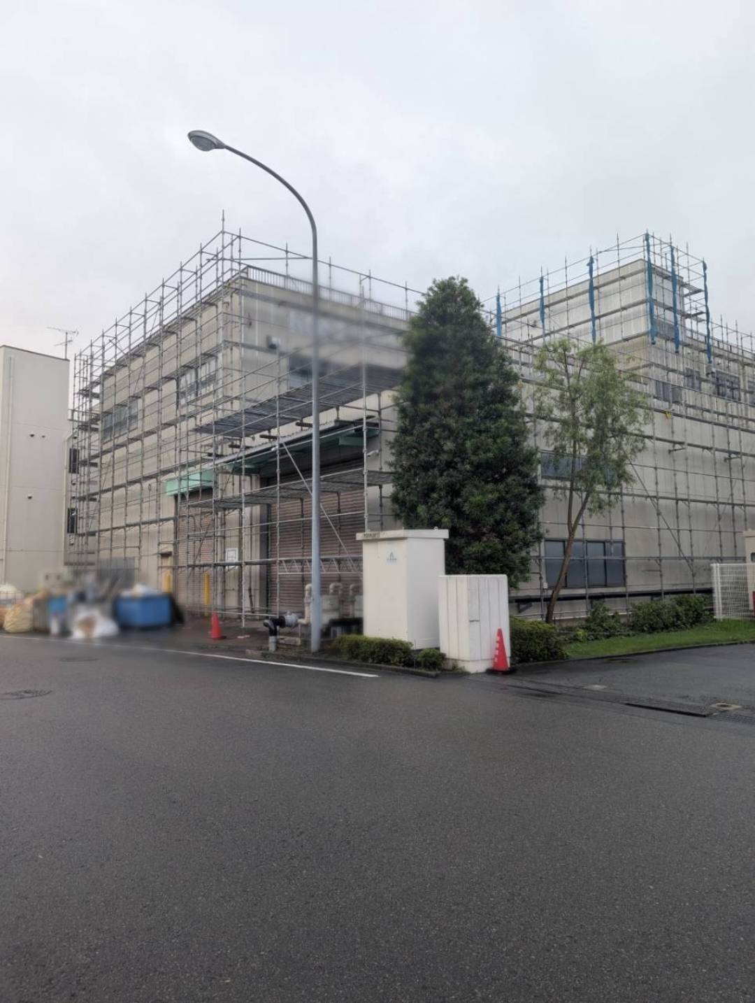 神奈川県　相模原市　足場施工