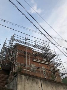 東京都　八王子市　足場施工