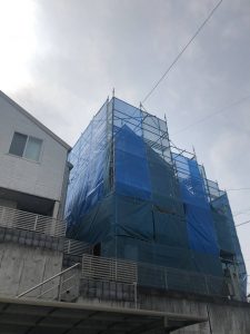 東京都　八王子市　足場施工