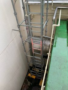 東京都　日野市　足場施工